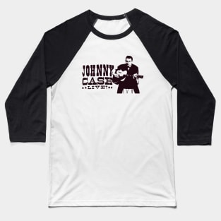 Johnny Cash - Classic Sketch Baseball T-Shirt